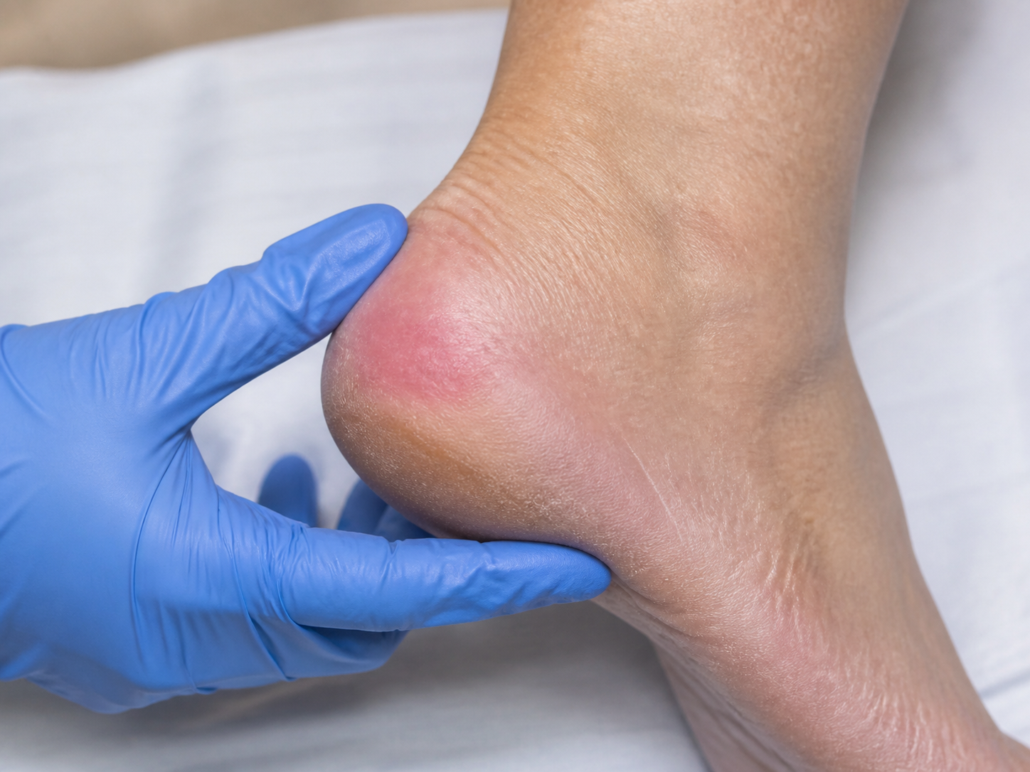 Clinical example of a heel pressure injury